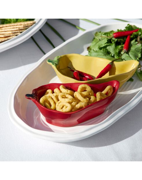 Coupelle Piment rouge  -  18x8.5x5 cm