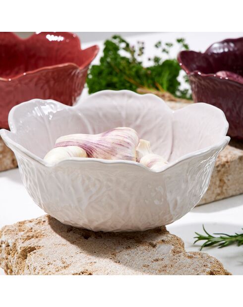 Coupelle Chou aubergine  -  D.15x6.5 cm