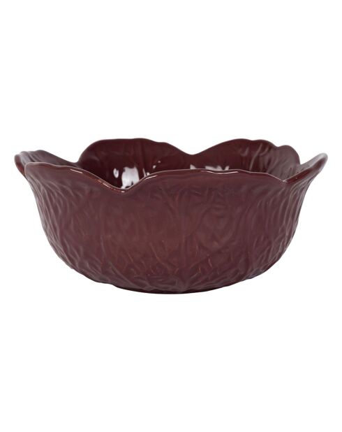 Coupelle Chou aubergine  -  D.15x6.5 cm