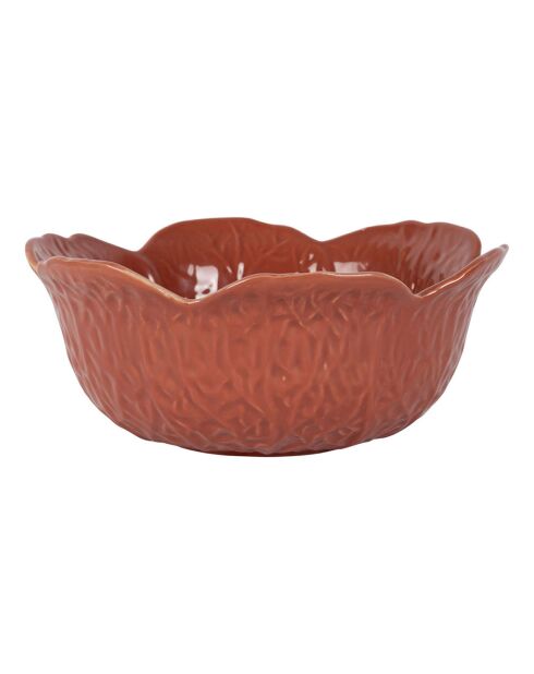 Saladier Chou rhubarbe  -  D.22x9.5 cm