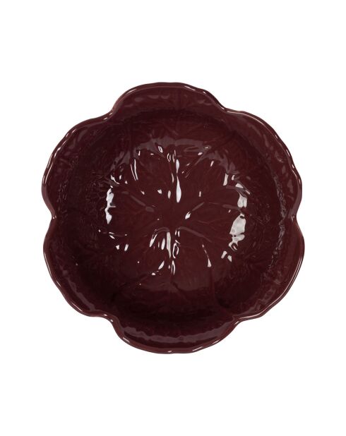Saladier Chou aubergine  -  D.22x9.5 cm