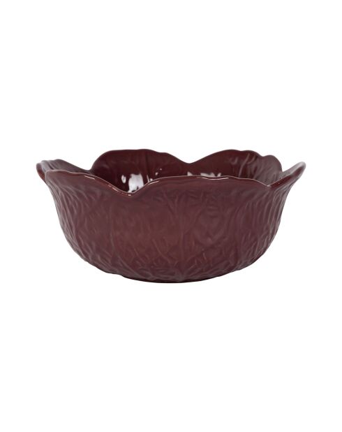 Saladier Chou aubergine  -  D.22x9.5 cm
