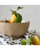 Saladier Jade blanc  -  D.26x12.5 cm