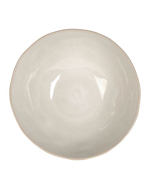 Saladier Jade blanc  -  D.26x12.5 cm