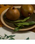 6 Speiseteller, Jadefarben, Khaki, D.28 cm