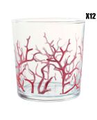 12 Gobelets corail Bodega rouges - 35.5cl