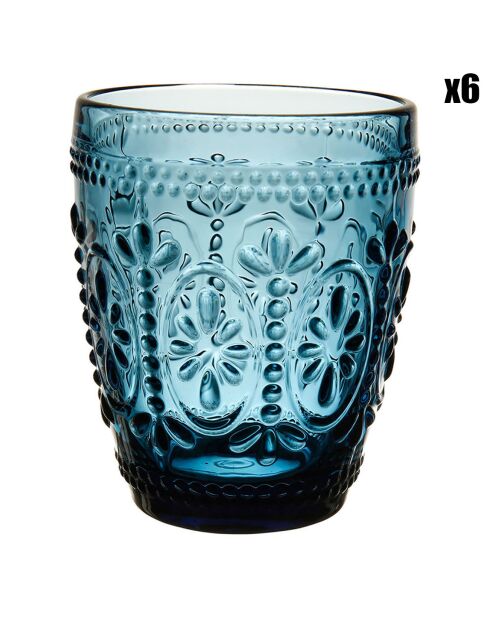 6 Gobelets Chambord bleues - 25cl