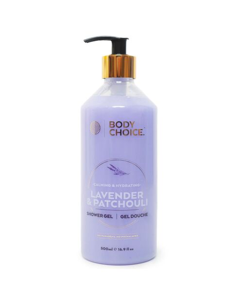 Gel de ducha de lavanda y pachulí - 500 ml
