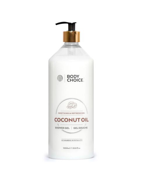 Gel de ducha de coco y vitamina E - 1000 ml