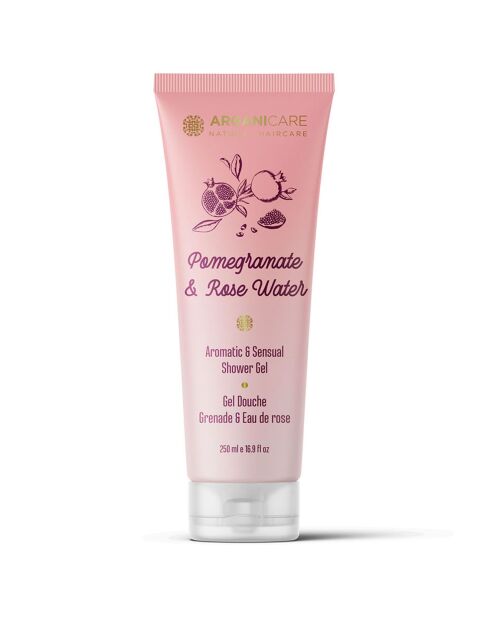 Gel douche Grenade & Eau de Rose - 250 ml