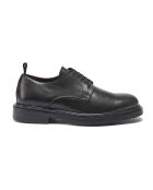 Derbies en Cuir Léo noires