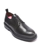 Derbies en Cuir Léo noires