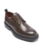 Derbies en Cuir Léo marron