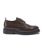 Derbies en Cuir Léo marron