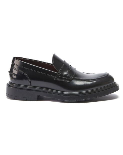 Mocassins en Cuir Samuel noirs