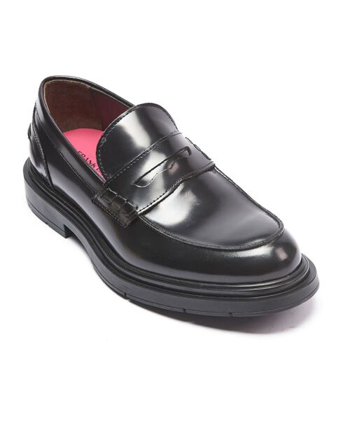 Mocassins en Cuir Samuel noirs