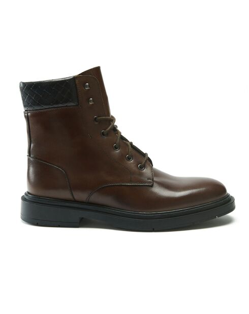 Boots en Cuir Paul marron