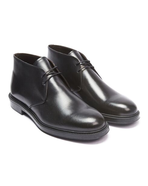 Derbies en Cuir Louis noires