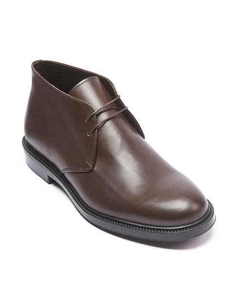 Derbies en Cuir Louis marron