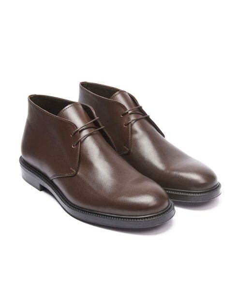 Derbies en Cuir Louis marron