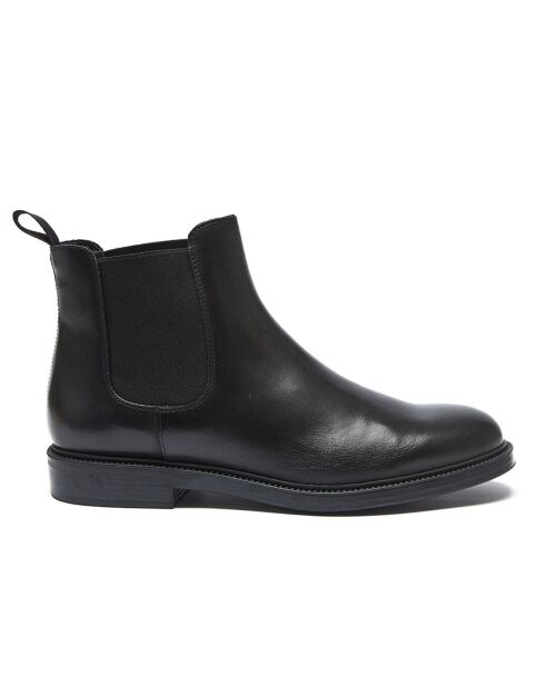 Chelsea Boots en Cuir Edouard noires