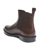 Chelsea Boots en Cuir Edouard marron