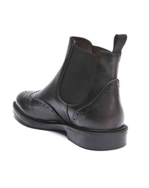 Chelsea Boots en Cuir Félix noires