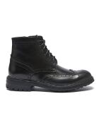 Boots en Cuir Bertrand noires