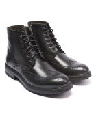 Boots en Cuir Bertrand noires