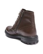 Boots en Cuir Bertrand marron