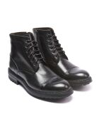 Boots en Cuir Enzo noires