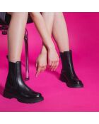 Chelsea Boots en Cuir Julie noires