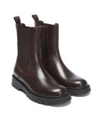 Chelsea Boots en Cuir Julie marron