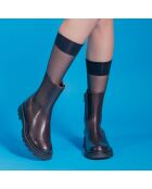 Chelsea Boots en Cuir Julie marron