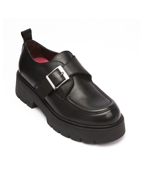 Monk en Cuir Louise noires