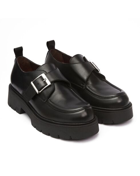 Monk en Cuir Louise noires