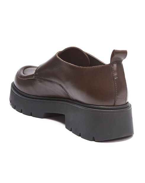 Monk en Cuir Louise marron