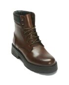 Boots en Cuir Anastasia marron