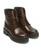 Boots en Cuir Anastasia marron