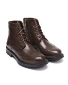 Boots en Cuir Gabrielle marron