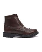 Boots en Cuir Gabrielle marron