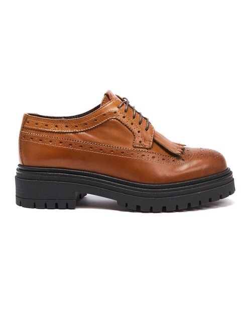 Derbies en Cuir Ilya camel