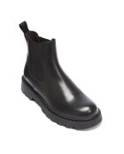 Chelsea Boots en Cuir Angèle noires