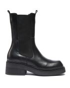 Chelsea Boots en Cuir Hortense noires - Talon 5.5 cm