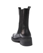 Chelsea Boots en Cuir Hortense noires - Talon 5.5 cm