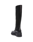 Bottes en Cuir Augustine noires - Talon 5.5 cm