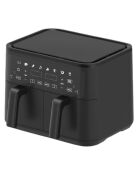 Friteuse sans huile double 2x4.5L noire