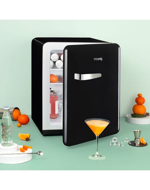 Minibar rétro 31L noir noir
