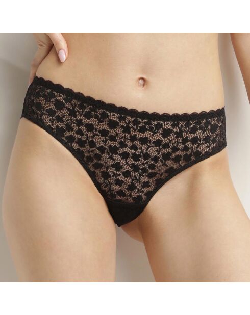 Culotte Daisy Lace noire