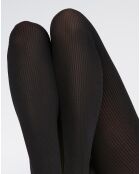 Collants Style Le Cotelé noirs